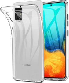 Galaxy A71 Premium Transparant Soft TPU Hoesje