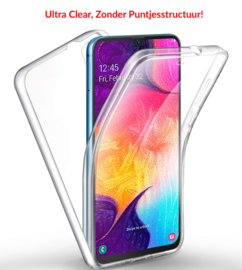 Galaxy A50 360° Ultra Clear Hybrid PC + TPU Hoesje