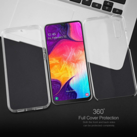 Galaxy A50 360° Ultra Clear Hybrid PC + TPU Hoesje