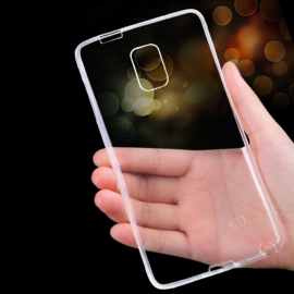 Galaxy Note 4 Soft TPU Hoesje Transparant