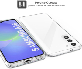 Galaxy A36 5G 360° Ultra Clear Hybrid PC + TPU Hoesje