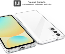 Galaxy S24 FE 360° Ultra Clear Hybrid PC + TPU Hoesje