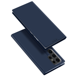 Galaxy S24 Ultra Dux Ducis Skin Pro Flip Case Blauw