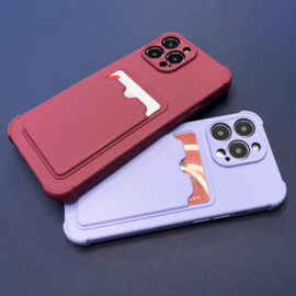 iPhone 12 Pro Max TPU Color Case Hoesje met Pasjesvakje