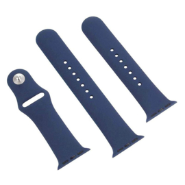 Apple Watch Siliconen Bandje Donkerblauw 42/41/40/38mm