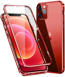 iPhone 12 / 12 Pro 360° Magnetisch Hoesje Dubbelzijdig Glas