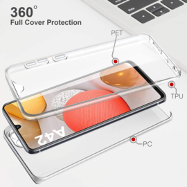 Galaxy A42 360° Ultra Clear Hybrid PC + TPU Hoesje