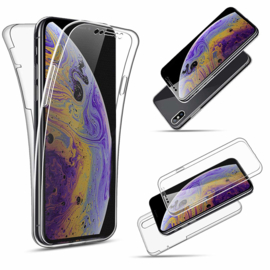 iPhone Xs Max 360° Full Cover Transparant TPU Hoesje