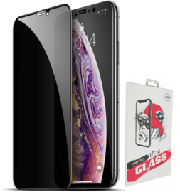 iPhone Xs Max Full Cover Privacy Tempered Glass Screen Protector