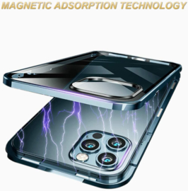 iPhone 12 Pro Max 360° Magnetisch Hoesje Dubbelzijdig Glas
