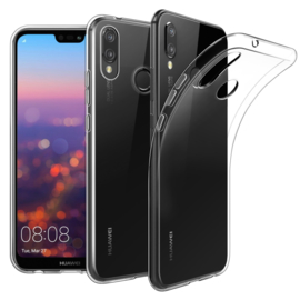 Huawei P20 Lite Premium Transparant Soft TPU Hoesje