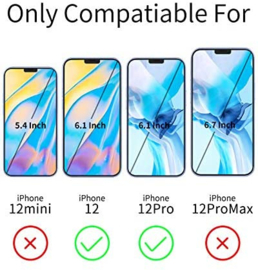 iPhone 12 / 12 Pro Premium Soft TPU Hoesje Transparant