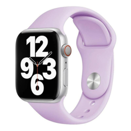 Apple Watch Siliconen Bandje Lichtpaars 49/46/45/44mm