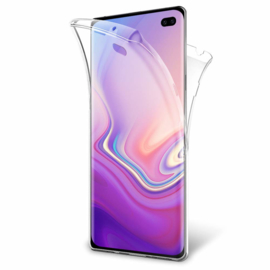 Galaxy S10 Plus 360° Full Cover Transparant TPU Hoesje