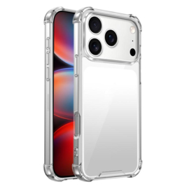 iPhone 17 Pro Transparant Soft TPU Air Cushion Hoesje