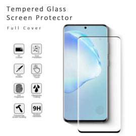 2 STUKS Galaxy S21 Ultra Case Friendly 3D Tempered Glass Screen Protector