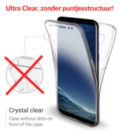 Galaxy S8 360° Ultra Clear Hybrid PC + TPU Hoesje