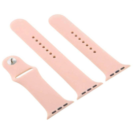 Apple Watch Siliconen Bandje Lichtroze 42/41/40/38mm