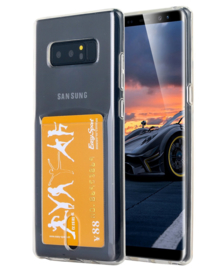 Galaxy S10 Plus Transparant TPU Hoesje Met Pasjesvakje