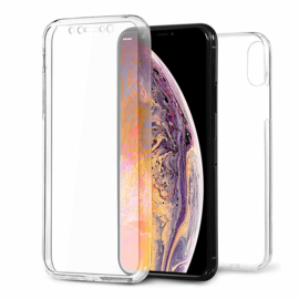 iPhone Xs Max 360° Full Cover Transparant TPU Hoesje