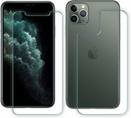 iPhone 11 Pro Max Front + Back Tempered Glass Protector