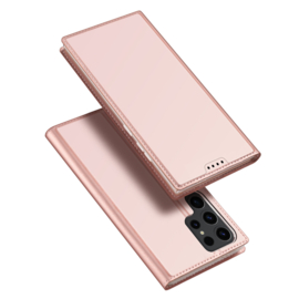 Galaxy S24 Ultra Dux Ducis Skin Pro Flip Case Roze