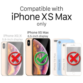 2 STUKS iPhone Xs Max Full Cover Folie Screen Protector