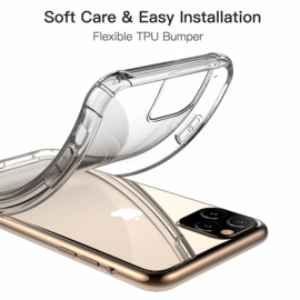 iPhone 11 Pro Transparant Soft TPU Air Cushion Hoesje