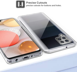 Galaxy A42 360° Ultra Clear Hybrid PC + TPU Hoesje
