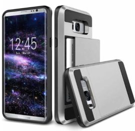 Galaxy S8 Plus Slide Armor Hoesje Met Pashouder