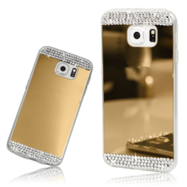 Galaxy S8 Bling Spiegel Hoesje Met Strass-Steentjes