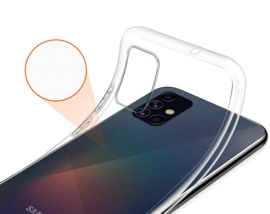 Galaxy A71 Premium Transparant Soft TPU Hoesje