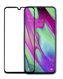 Galaxy A40 Full Cover Full Glue Tempered Glass Protector