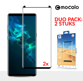 2 STUKS Note 9 Mocolo Premium 3D Case Friendly Tempered Glass Protector