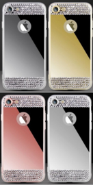 iPhone Xr Bling Spiegel Hoesje Met Strass-Steentjes