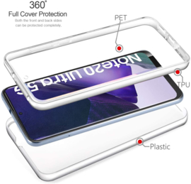 Galaxy Note 20 Ultra 360° Ultra Clear Hybrid PC + TPU Hoesje