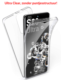 Galaxy S20 Ultra 360° Ultra Clear Hybrid PC + TPU Hoesje