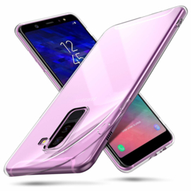 Galaxy A6 Plus (2018) Premium Transparant Soft TPU Hoesje