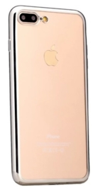 iPhone 7 Plus / 8 Plus Soft TPU Hoesje Met Coating Goud / Zilver / Zwart