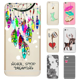 iPhone 6 / 6S Soft TPU Hoesje Met Diverse Prints