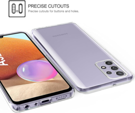 Galaxy A32 4G 360° Ultra Clear Hybrid PC + TPU Hoesje