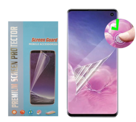 SET 2 STUKS Galaxy S10E Premium 3D Folie Screen + Back Protector