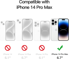 iPhone 14 Pro Max Tempered Glass Screen Protector