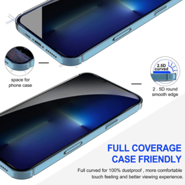 iPhone 13 Mini Full Cover Privacy Tempered Glass Screen Protector