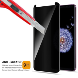 Galaxy S9 Privacy Case Friendly Tempered Glass Screen Protector
