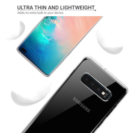 Galaxy S10 Plus Premium Transparant Soft TPU Hoesje