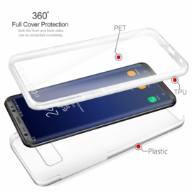 Galaxy S8 360° Ultra Clear Hybrid PC + TPU Hoesje