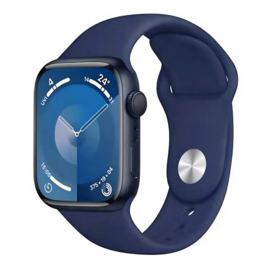 Apple Watch Siliconen Bandje Donkerblauw 49/46/45/44mm