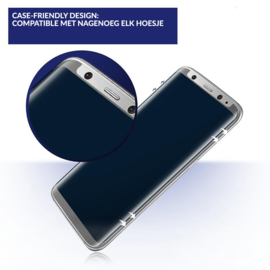 Galaxy S8 Privacy Case Friendly Tempered Glass Screen Protector