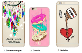 iPhone 5 / 5S / SE Soft TPU Hoesje Nutella Print